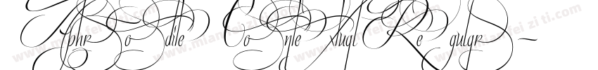 Aphrodite Contextual Regular字体转换